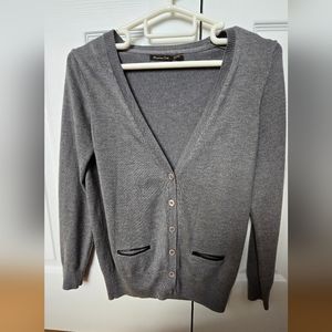 EUC Massimo Dutti grey cardigan Size L